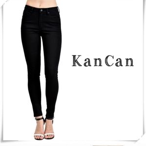KanCan High Rise Skinny Jeans Black New